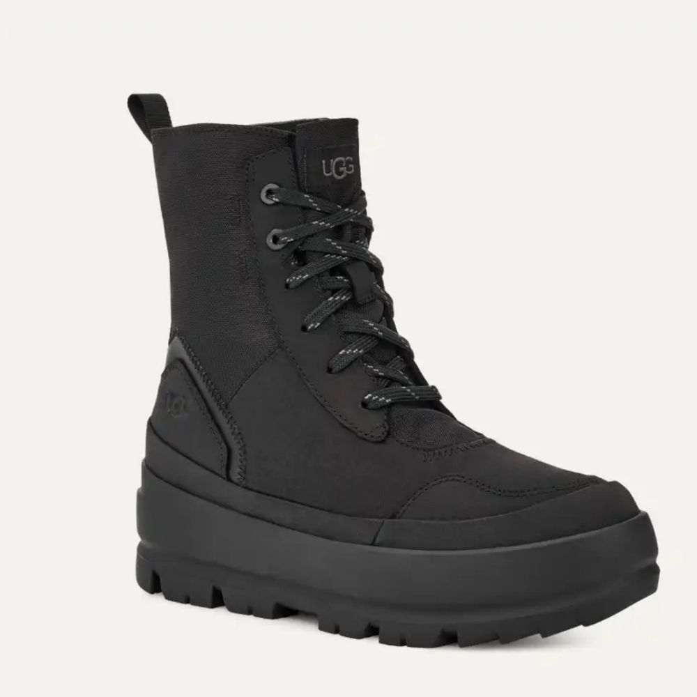 UGG Black Platform Ankle Booties